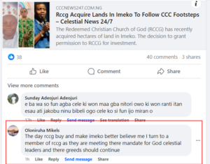 Don't You Think Rccg Will Win The Hearts Of Many Celestians At Imeko ?