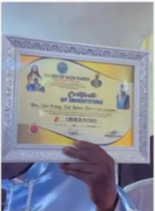 Exciting News: Omo Banke Becomes the Baba Ijo